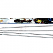 Свеча бенгальская 65 см (4шт) Новогодние желтые СБ4650